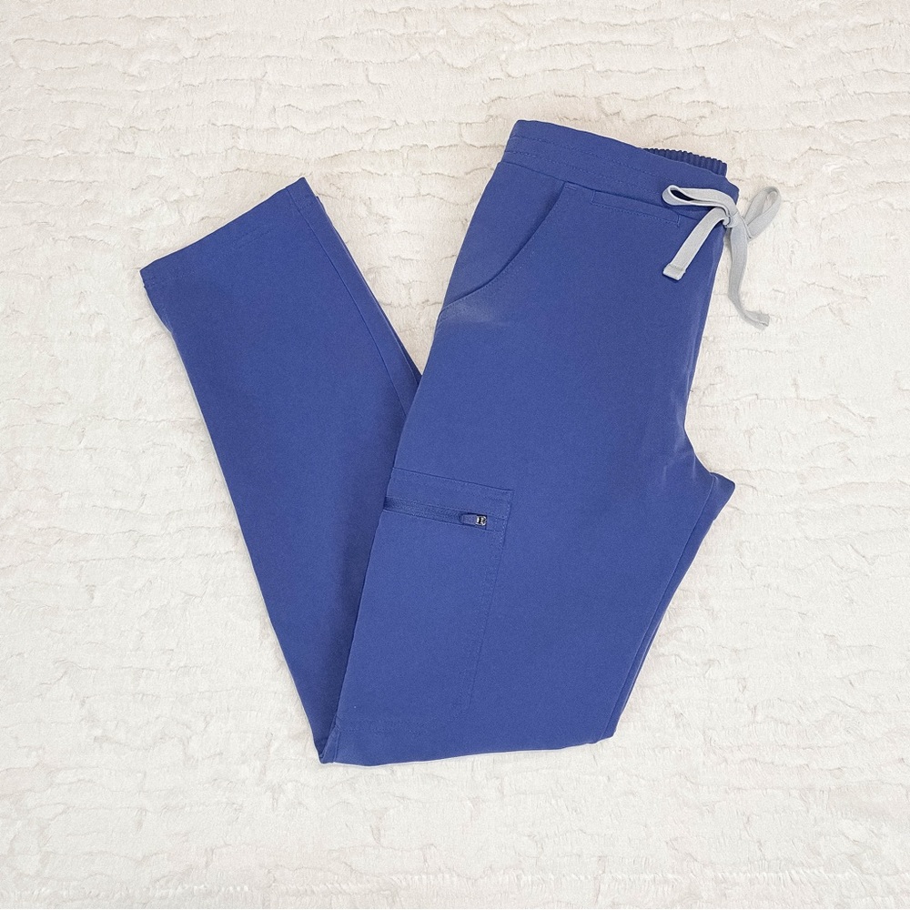 FIGS Denim Yola Cargo Scrub Pants